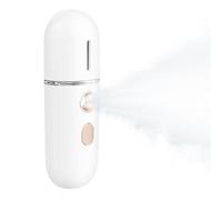 Humidificador Portátil - Mini Humedad Personal, Disco Poroso De Atomización Silenciosa, Ventana De Nivel De Agua Iluminada Por LED, Tapa De Seguridad De Apagado Automático | Transporte Para Avión,