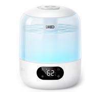 Humidificadores de aire DREO para dormitorios, humidificadores de niebla fría para el hogar y