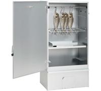 Humo generador con virutas de madera, 44,5 x 29 x 83 cm. Acero galvanizado. Incluye: ahumador, ahumador de mesa, armario ahumador, cámara de maduración, generador de humo frío, serpentín de ahumado, g