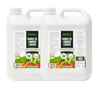 Humus de Lombriz Líquido 2x5L Fertilizante Universal Muy Concentrado 5ml/L