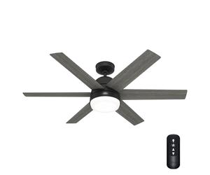 Hunter Fan Company 52706 - Ventilador con mando a distancia de mano, 132 cm/52 pulgadas, color negro mate