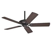 HUNTER FAN Maribel, 132 cm, Ventilador de Techo para Interior y Exterior, Silencioso, con Cadena y 5 Aspas Reversibles en Nogal, para Verano o Invierno, Acabado Bronce Nuevo, Modelo 50555
