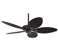 HUNTER FAN Outdoor Elements, 137 cm, Ventilador de Techo para Interior y Exterior, Silencioso, con Cadena Y 5 Aspas Reversibles en Oscuro Antiguo, para Verano o Invierno, Acabado Bronce Nuevo, Modelo 24323