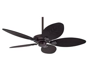 HUNTER FAN Outdoor Elements, 137 cm, Ventilador de Techo para Interior y Exterior, Silencioso, con Cadena Y 5 Aspas Reversibles en Oscuro Antiguo, para Verano o Invierno, Acabado Bronce Nuevo, Modelo 24323