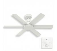 112cm Ventilador de Techo Sin Iluminación Kennicott Blanco 3 Niveles Interruptor