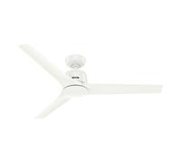 Hunter Ventilador De Techo Con Control Remoto Athens Blanco Ventilador Sin Luz