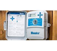 HUNTER X2 401-4 Estaciones- Exterior/Interior -Programador Compatible WiFi modulo Wand (NO Incluido)