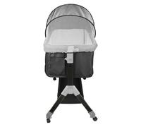 HUOLE Cuna Colecho Portátil y Ajustable 3 en 1-Cunas para Bebes y Moises para Bebe-Ideal para Madres y Padres Que Buscan Comodidad y Seguridad -104 * 52 * 100-110cm-negro