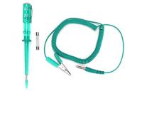HUSHUI 6V-24V Probador de Circuito de Voltaje Universal Luz de Sonda para Herramientas de Reparación de Automóviles Plástico ABS Verde 1 Unidad