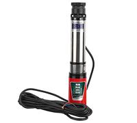 HUSHUI Bomba Sumergible de Alta Potencia DC12V, Bomba de Agua de Succión única Duradera para Uso en Pozos Profundos, Acero Inoxidable de 400W