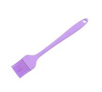 HUSHUI Brocha para Repostería, Cepillo de Silicona Resistente Al Calor para Cocina, para Hornear, Asar, Cocinar, 17x3,2 Cm, 1 Unidad (Púrpura claro)