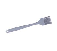 HUSHUI Brocha para Repostería, Cepillo de Silicona Resistente Al Calor para Cocina, para Hornear, Asar, Cocinar, 17x3,2 Cm, 1 Unidad (Gris claro)