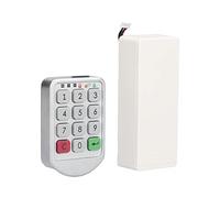 HUSHUI Cerradura de Contraseña Inteligente Cerradura de Código de Llave Duradera para Gabinetes de Almacenamiento, Escritorios y Gabinetes de Sauna Acero Inoxidable 7.7x5.6cm