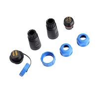 HUSHUI Conector de Enchufe de Aviación Resistente Al Agua SP21 IP68 2/3/4/5/7/9/12 Pines para Lámparas y Linternas de Exterior de Plástico de (4 pines)