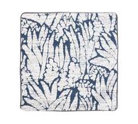 HUSHUI Fundas de Almohada Decorativas Acogedoras Suaves Azul Blanco 6 Piezas para sofá y Cama Poliéster (50,8x50,8 cm/20x20 Pulgadas)