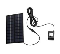 HUSHUI Kit de Bomba de Agua Solar 9V 2.8W Bomba Antiobstrucción Duradera para Baños de Pájaros y Estanques Pequeños