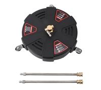 HUSHUI Lavadora de Alta Presión de 13 Pulgadas, Potente Limpiador de Superficies de Limpieza para Terrazas y Entradas de Acero Inoxidable