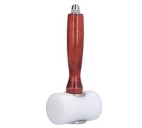 HUSHUI Martillo para Tallar Cuero, Cabeza de Nailon Duradera y de Madera para Arte de Estampado en Cuero, 1 Unidad
