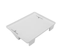 HUSHUI Organizador con Abrazadera para Estante Junto a la Cama, Diseño en Forma de T, para Dormitorios con Espacios Pequeños, Hecho de Material ABS, 32x23,3cm
