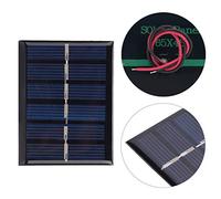 HUSHUI Panel Solar DIY de 4 Uds., Panel de Carga Impermeable de Silicio Policristalino de 3V para Uso en Exteriores, Respetuoso con el Medio Ambiente, 65x48mm