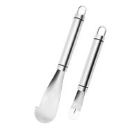 HUSHUI Pelador de Cítricos de Acero Inoxidable, Abridor de Frutas Eficiente para Pelar Rápidamente Naranjas y Granadas, 1 Pelador (Tipo 2)