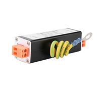 HUSHUI Protector contra Sobretensiones de Energía AC220V con Respuesta Rápida y Protección Multinivel para CCTV y Sistemas de Seguridad, 10kA, Aleación de Aluminio Duradera, 1 Unidad