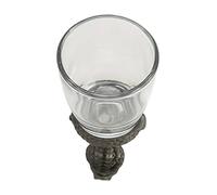 HUSHUI Vaso de Chupito con Estatua de Serpiente, Diseño Divertido, Cristalería Novedosa para Fiestas, Regalos, Cristal de Metal, 1 Unidad