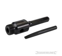 Husillo portacoronas hexagonal (100 mm) Silverline T0S783138