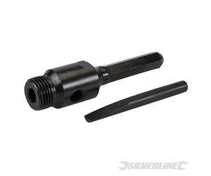 Husillo portacoronas hexagonal (100 mm) Silverline T0S783138