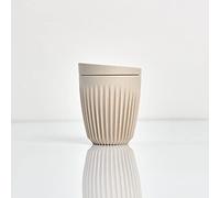 Huskee Cup | 8 oz | reutilizable | sostenible | hecho de cáscara de café | con tapa | Natural
