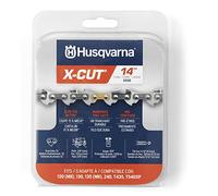 Husqvarna Cadena para motosierra X-Cut S93G 14 pulg 3/8 pulg calibre 0,50 pulg 52 eslabones gris