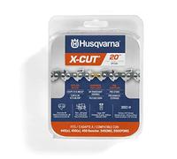 Husqvarna X-Cut SP33G - Cadena de motosierra de 20 pulgadas. Paso de 325 pulgadas. Calibre de 50 pulgadas, 80 eslabones de transmisión, repuesto de hoja de motosierra preestirada con lubricación