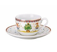 Hutschenreuther Colección de 2024 luces navideñas taza capuchino 2 piezas