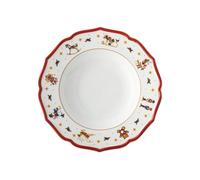 Hutschenreuther Happy Wintertime H. Wintertime - Plato hondo (23 cm), color rojo