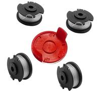 HUVNEXA Carrete de Repuesto for desbrozadora para Einhell GE-CT 18/28 Li | y GE-CT 18/28 Li TC, hilo de nailon de 1,6 mm y 4,9 m (10 carretes + 2 cubiertas)