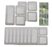 Huvqianu Cinta Reparadora De Malla Para Mosquiteras - Pack 10 Piezas Parches Autoadhesivos,Cinta Malla Reparadora Mosquiteras | Para Salón, Dormitorio, Hogar, Porche, Exterior, Patio, Y El Balcón