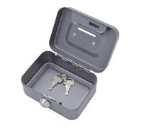 Huxibai pequeña para Guardar Dinero | Mini de Seguridad con Cerradura de Llave, Cerradura Segura, Banco de Dinero | de Seguridad de Hucha de Metal, de Efectivo Resistente, portátil para niños y