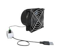 Huxibai Ventilador De Extracción, Extractor De Humos Con Función Absorción, Mini Extractors Portátil Con Booster, Ventilador USB Para Baño, Ventana Y Hogar