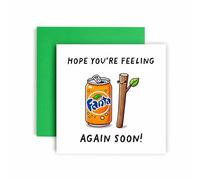 Huxters Divertida tarjeta "Get Well Soon" Fantastick Hope you feel Better and Good Luck in your operations Tarjeta para mamá, papá, tía, tío, 14,8 cm (Get Well Soon)