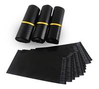 HVDHYY 100pcs Sobres Plastico para Envios Negro Paquetes para Envios Vinted Embalaje Inviolable, Impermeable,Resistente, 32cmx45cm Bolsa de Sobres Correo Plástico con Cierre Autoadhesivo