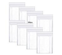 HVDHYY 300 Bolsas de Plástico Transparente Bolsa de Cremallera 60mmX90mm 160μ Bolsas Pequeñas Plastico con Cierre 6cmX9cm Resellables Bags Collar Muestra Pendientes Joyería