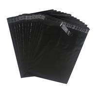 HVDHYY Bolsas para Envíos 40cmX50cm 20piezas Bolsas Envio Vinted Impermeable Inviolable Autoadhesivo Sobres Envios Vinted Prenda Zapatos Libros Bolsas para Envios de Ropa para Pequeña Empresa Negro