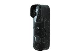 HVSYVVSRL Timbre De Puerta Inteligente con Video, Impermeable, Visión Nocturna, Visor, Cámara FHD 1080P, Intercomunicador Visual Digital, WiFi 2.4G, Tuya Audio Bidireccional(Doorbell 1X)
