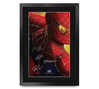 HWC Trading Spider-Man 2 Toby Maguire Los Regalos Imprimieron El Cartel Firmaron La Imagen Del Autógrafo Para Los Fans De La Memorabilia De La Película - A3 Enmarcado