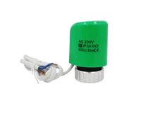 HWWW Actuador Térmico Eléctrico 230V 2W 2 Hilos | Controlador For Válvula De Sistema De Calefacción Por Suelo Radiante(Green Normally Open)