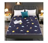 hxoity Colchoneta Plegable 1cm Fina Poliéster Ahorro Espacio Tapete Futón Suelo para Casa Apartamento RV Suave Antideslizante Japonés Tatami Cartoon Dormitorio Estudiantil Sofá Transpirable