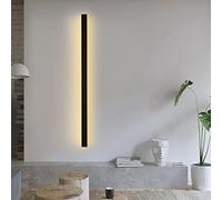 HXYSXHJUO Aplique de Pared LED Nordic de 60 cm, Aplique Lineal para Exteriores, lámpara de mesilla Moderna, luz Blanca para pasillos y escaleras, Elegante luminaria de Montaje, 16 W