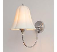 HXYSXHJUO Aplique de Pared Vintage con Pantalla de cerámica lechosa, lámpara de Metal con cableado Fijo, iluminación clásica para Interiores, Ideal para tocador de baño, Dormitorio, Sala de
