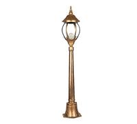 HXYSXHJUO Farola de Estilo Retro Europeo Creativo, farola Alta con Carcasa de Aluminio Fundido a presión, Cristal de Lujo, lámpara de Pared de Columna Estilo Colonial, Color Bronce, 140 cm.