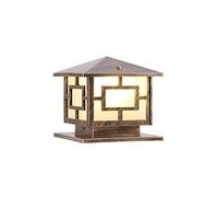HXYSXHJUO Lámpara de Columna E27 de diseño Creativo para Exteriores, Resistente al Agua, Ideal para decoración de Paredes, portones, Villas, Patios, Jardines y alumbrado público.